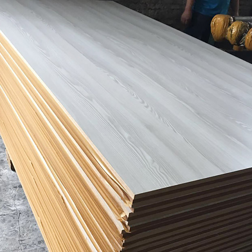 Cabinet Grade Waterproof 4X8*18mm Fiberboard Melamine Laminated Plain Raw MDF Board for Furniture Decoration