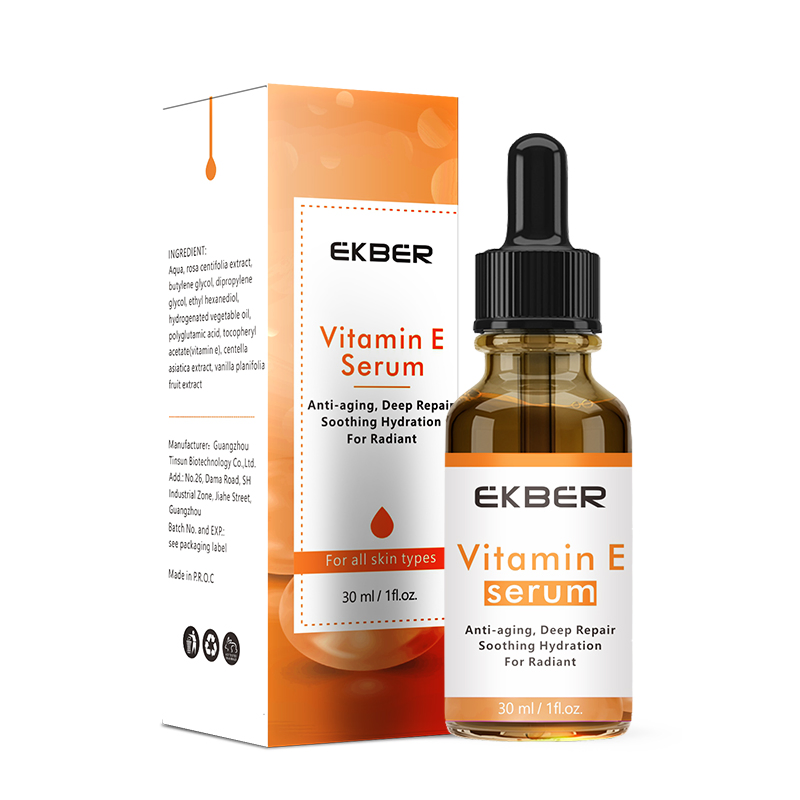 Wholesale Vitamin E Serum Anti-Aging Moisturizing Firming Vitamin C Serum with Hyaluronic Acid Vitamin E Face Serum