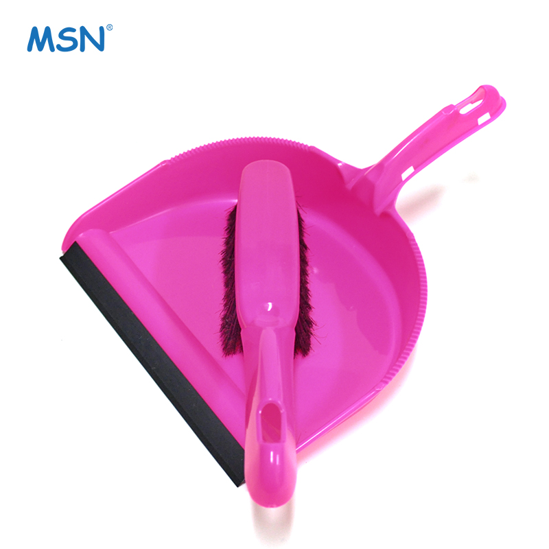 MSN Multi-Use Handhold Mini Dustpan with Broom Set for Home Kitchen Office Floor Desk Keyboard Pet Hair Cleaning