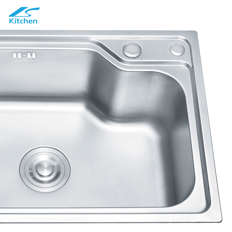 Modern Kitchen Sink 304 Stainless Steel Single Bowl Susundermount Sink Fregadero De La Cocina