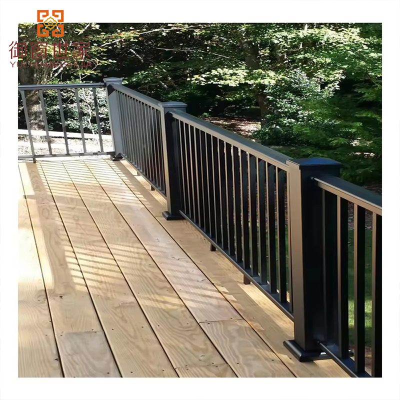 Aluminum Deck Railing System Fsycsj Aluminum Balcony Railing with Black Color