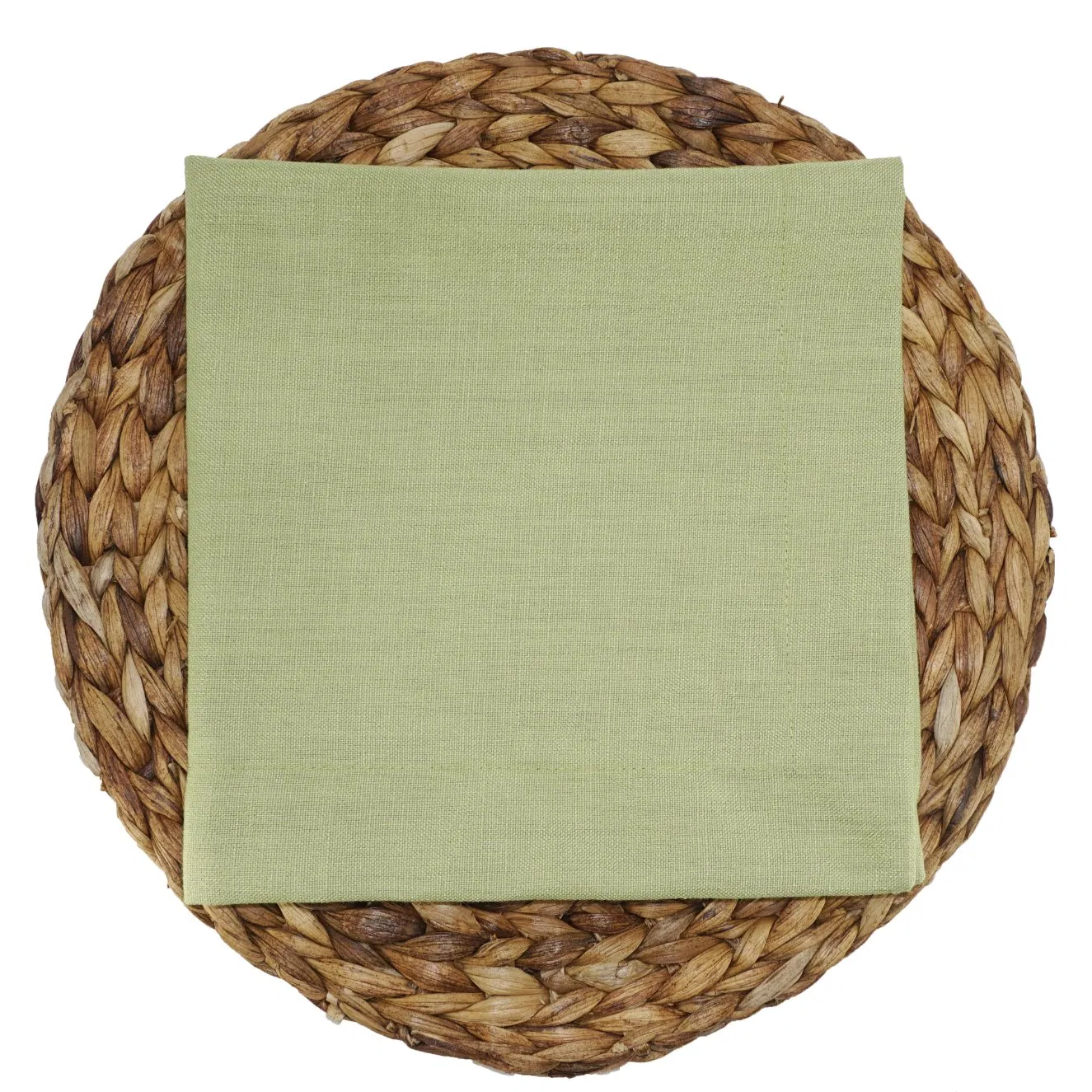 Spring Green Linen Like Solid Slub Texture Napkins Table Napkin