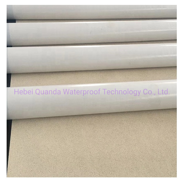 Non-Asphalt Underground Basement Constructions Pre-Applied High Polymer EVA HDPE Self-Adhesive Waterproof Membrane