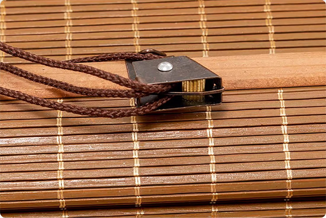 Outdoor Indoor Use Bamboo Window Blinds with Roller or Roman Curtains Cordless