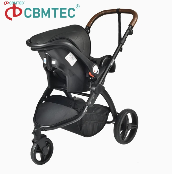 Carriage Poussette 3 in 1 Baby Trolley System Stroller with Aluminium Frame