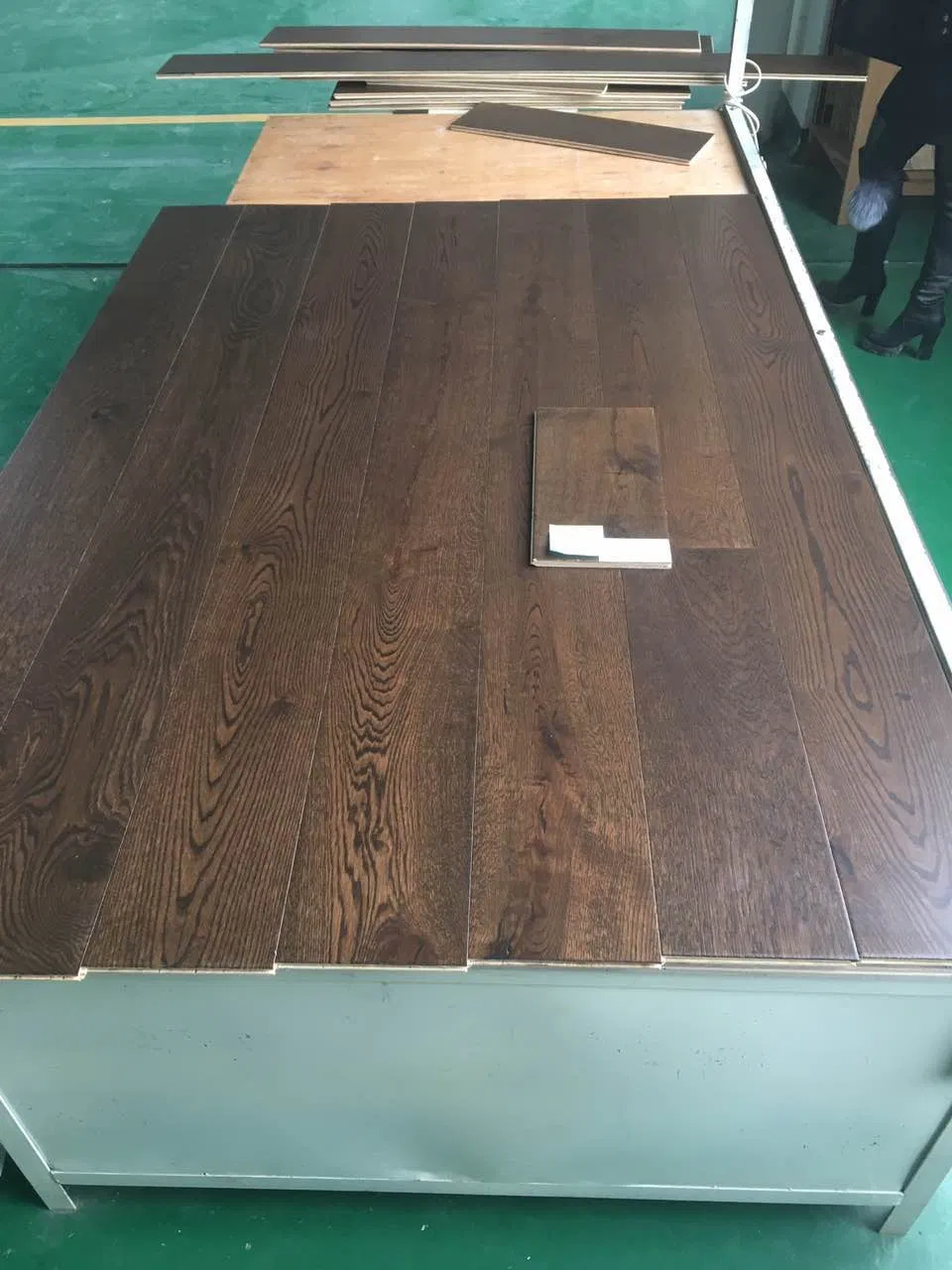 Kangton New Grey Color Design Engineered Oak Wood Flooring