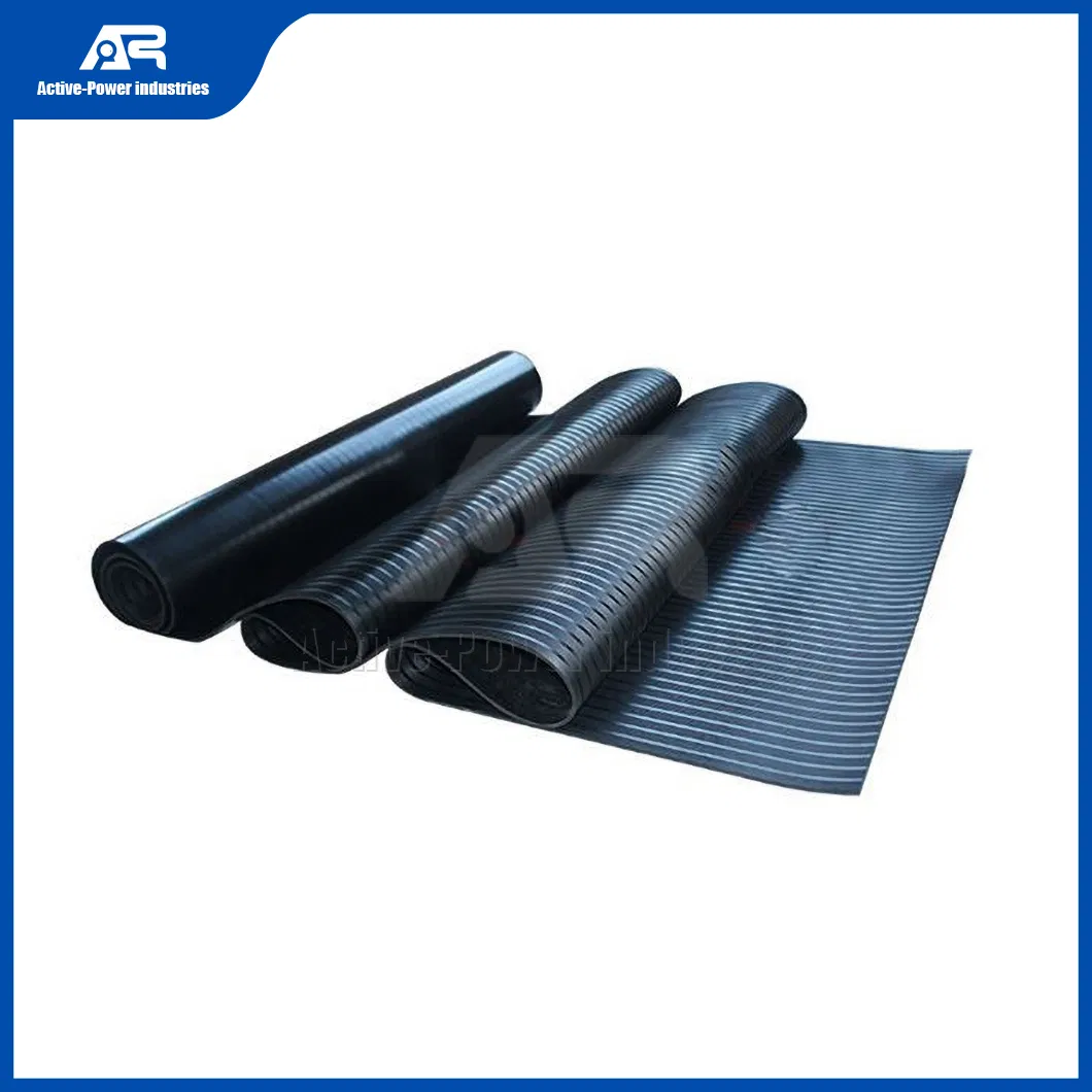 Active-Power Industries Safety Rubber Floor Factory Electrical Industrial Rubber Mat China Customize Silicone Diaphragm Electrical Insulation Mat Sheet Roll