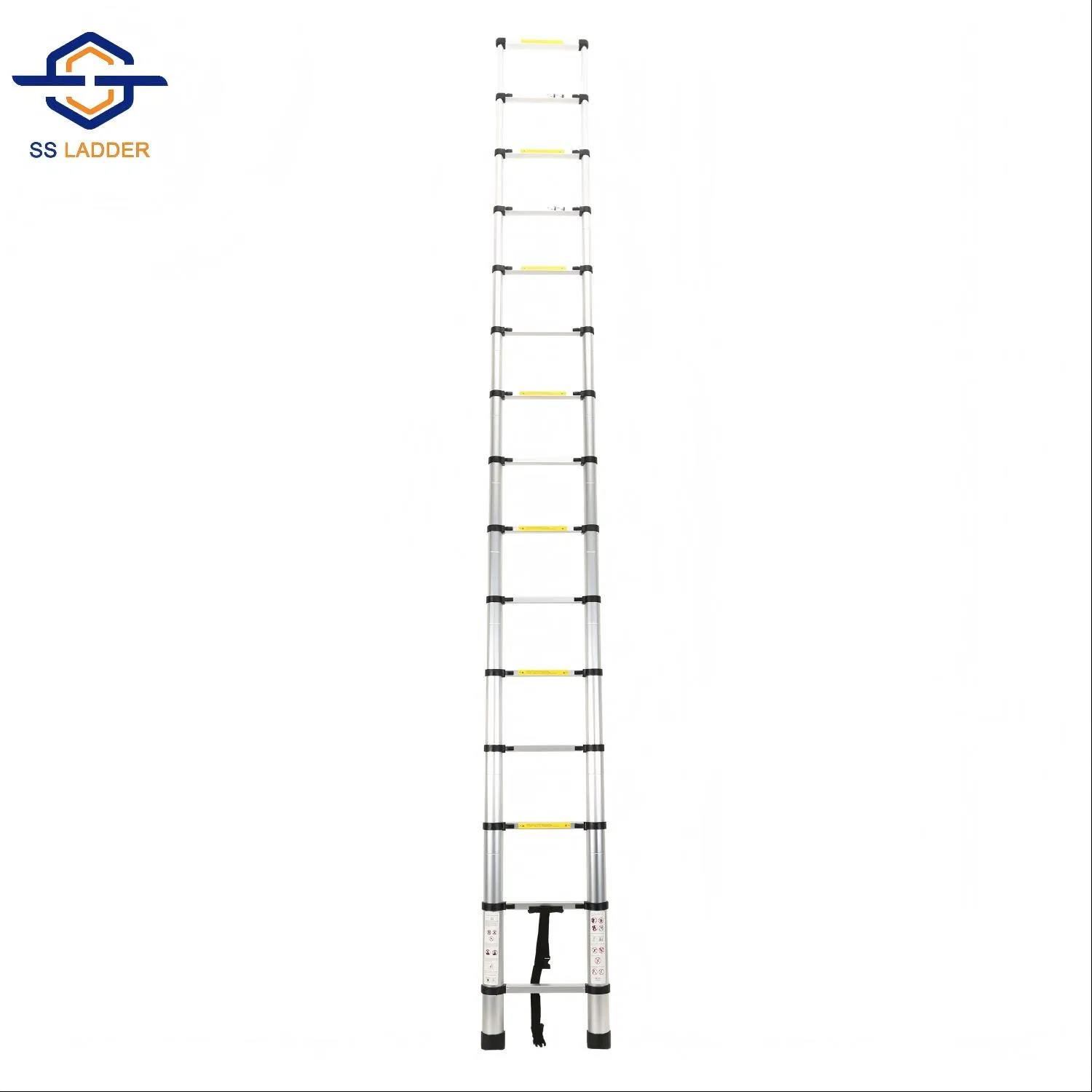 Modern Design Single-Sided Telescopic Aluminum Alloy Folding Ladder with 150kg Load Capacity for Home Use