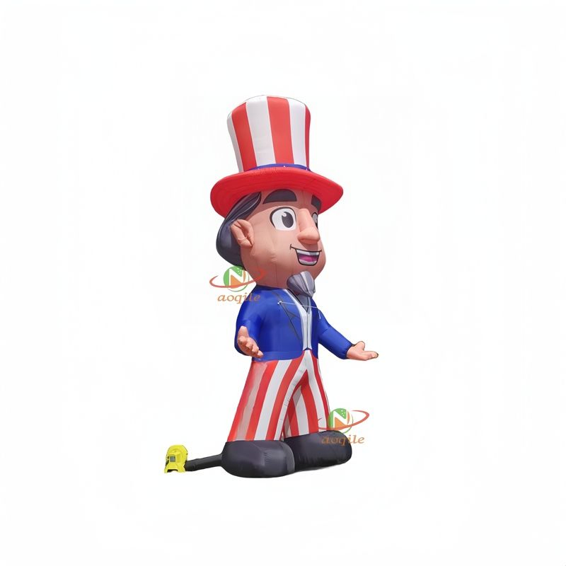 New Design Inflatable Cartoon Model Inflatable Jazz Inflatable Magician with Hat