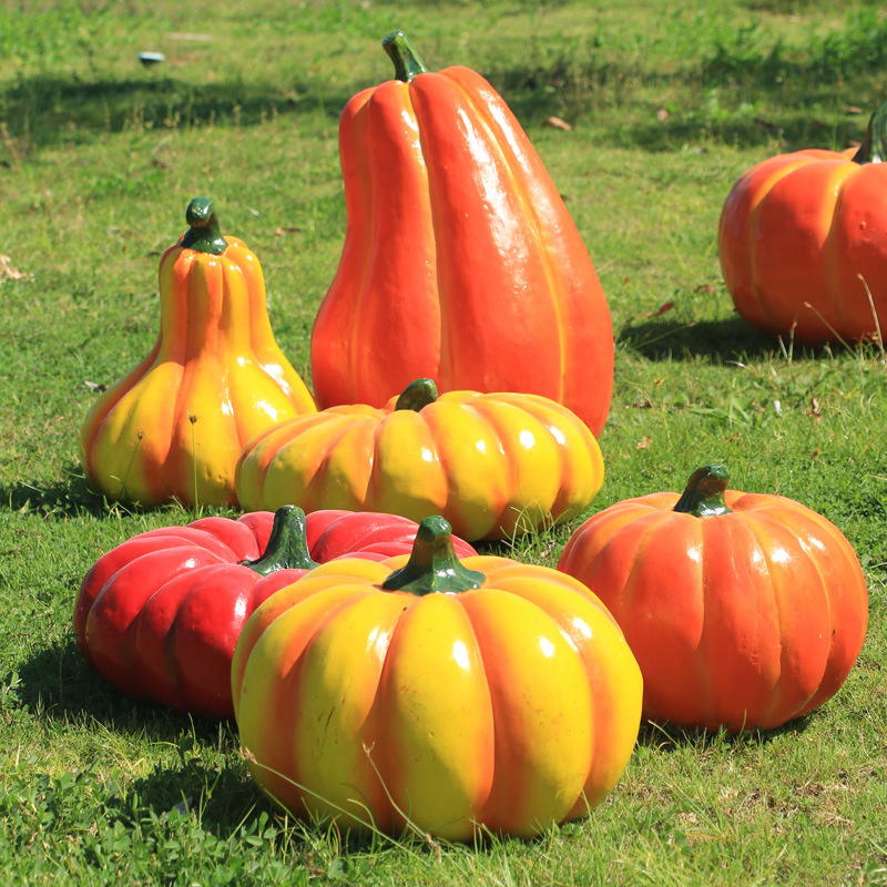 Factory Price Simulation Fiberglass Cabbage Vegetable Plant Garden Landscape Decoration