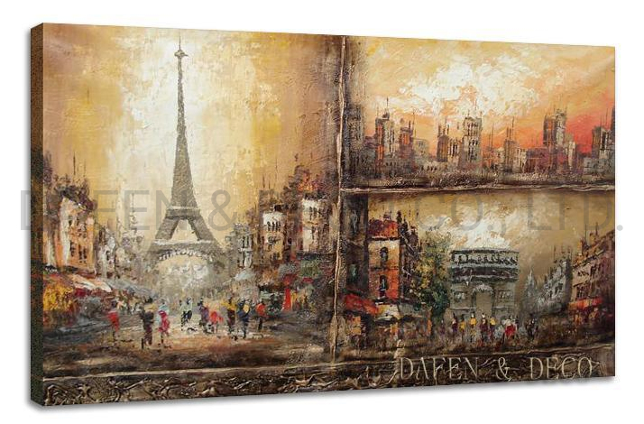 Paris Street Scenes Oil Painting (ADA9032)