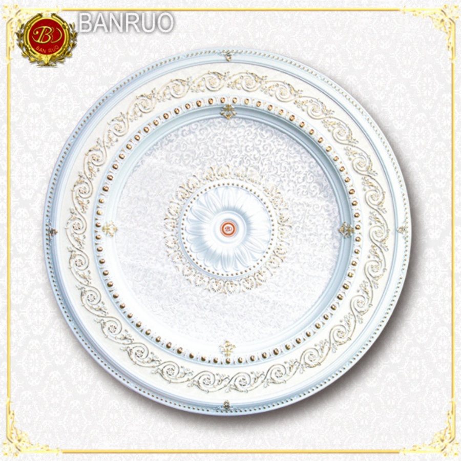 Round Luxurious Ceiling Medallions for Hotel Decoration