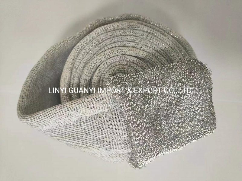 Stainless Steel Wire Scrubber Sponge Material Fabric Dish Cloth