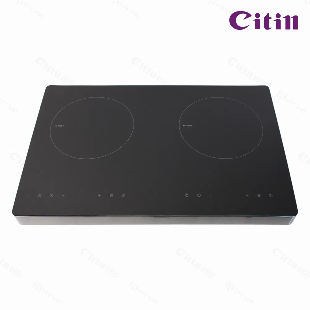 Sensor Touch Electric Double Ceramic Hob with High Power Capacity