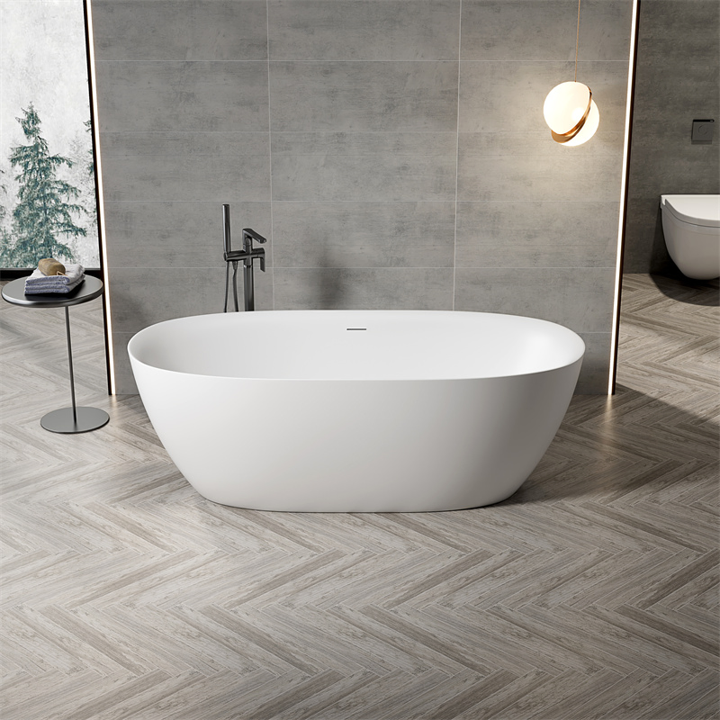 Угловая прямоугольная акриловая ванна белая