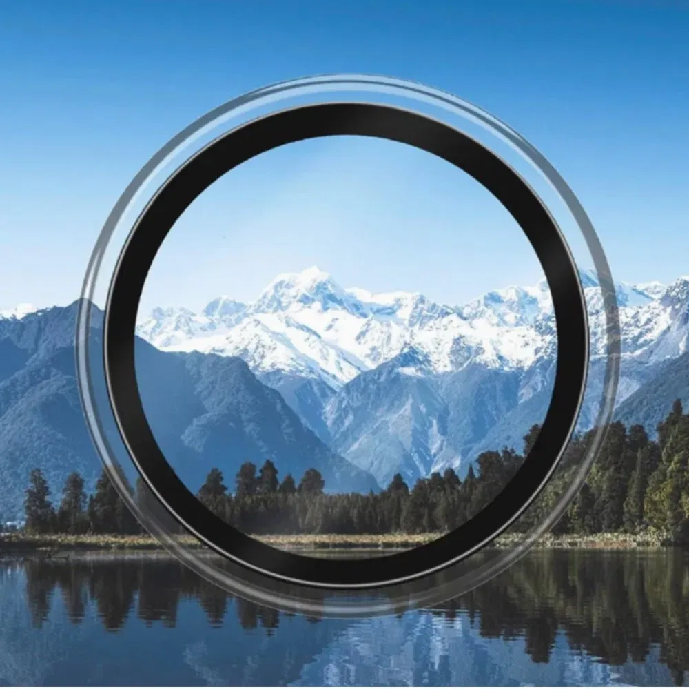 Защитное стекло для камеры iPhone с кольцом