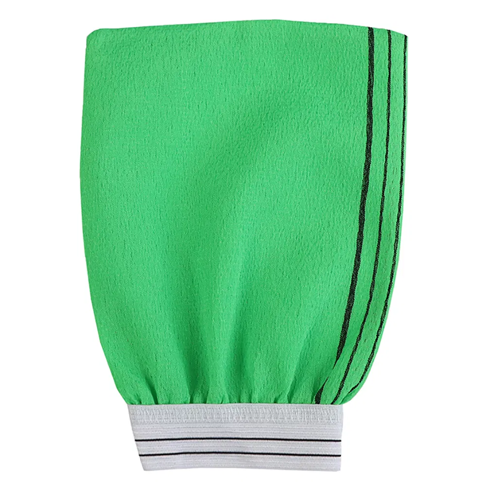 Natural Bath Mitt Scrubber Colorful Bath Cleaning Mitt OEM Customized Package Mitt