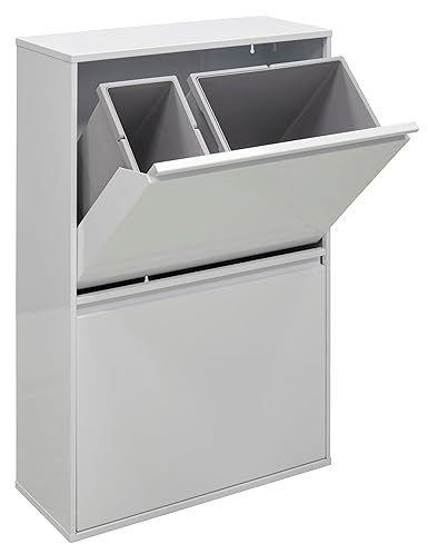 Современный кухонный шкаф для мусора с выдвижным ведром