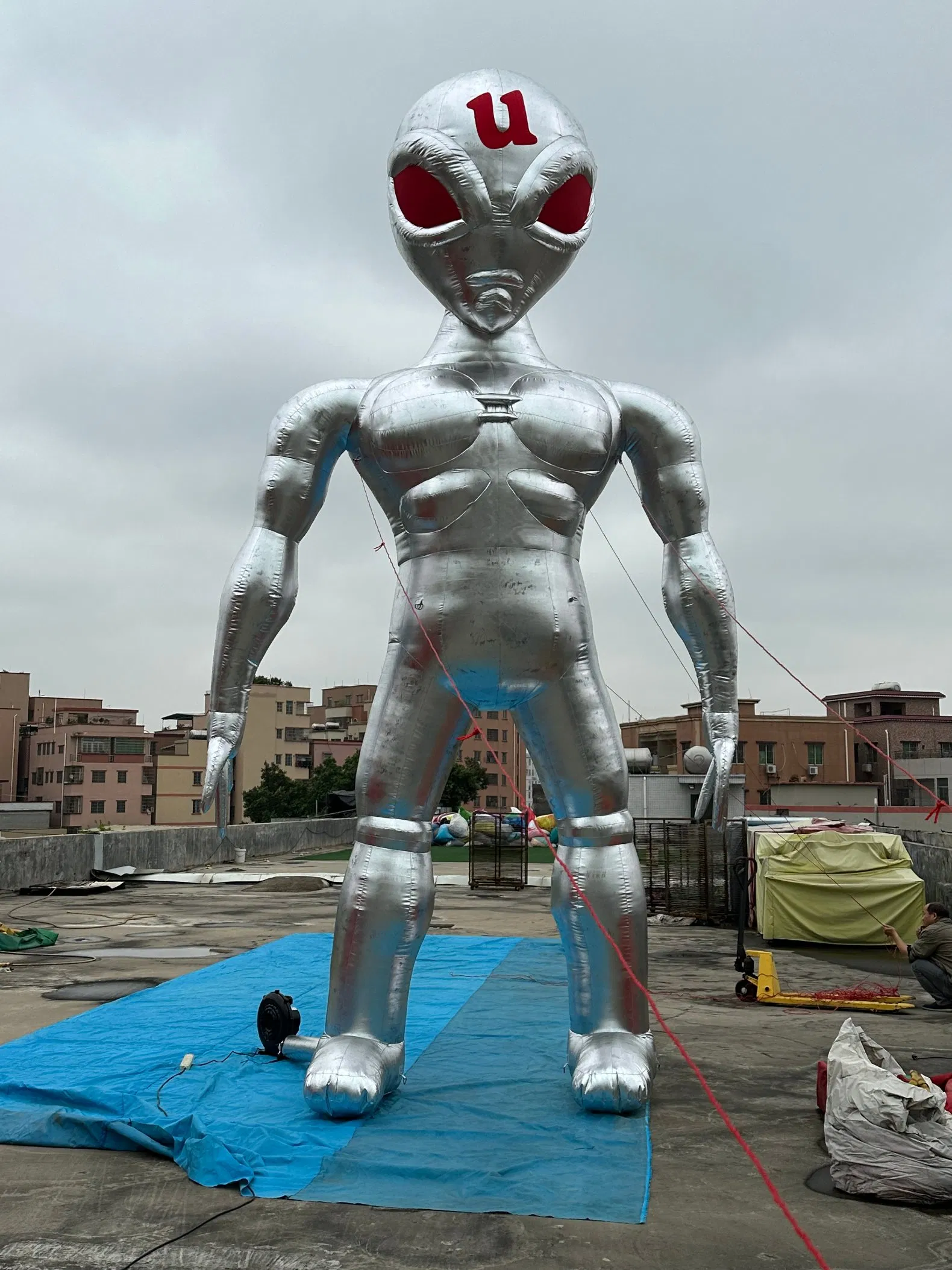 203 Most Popular Customized Inflatable T Shirt for Mall Advertising