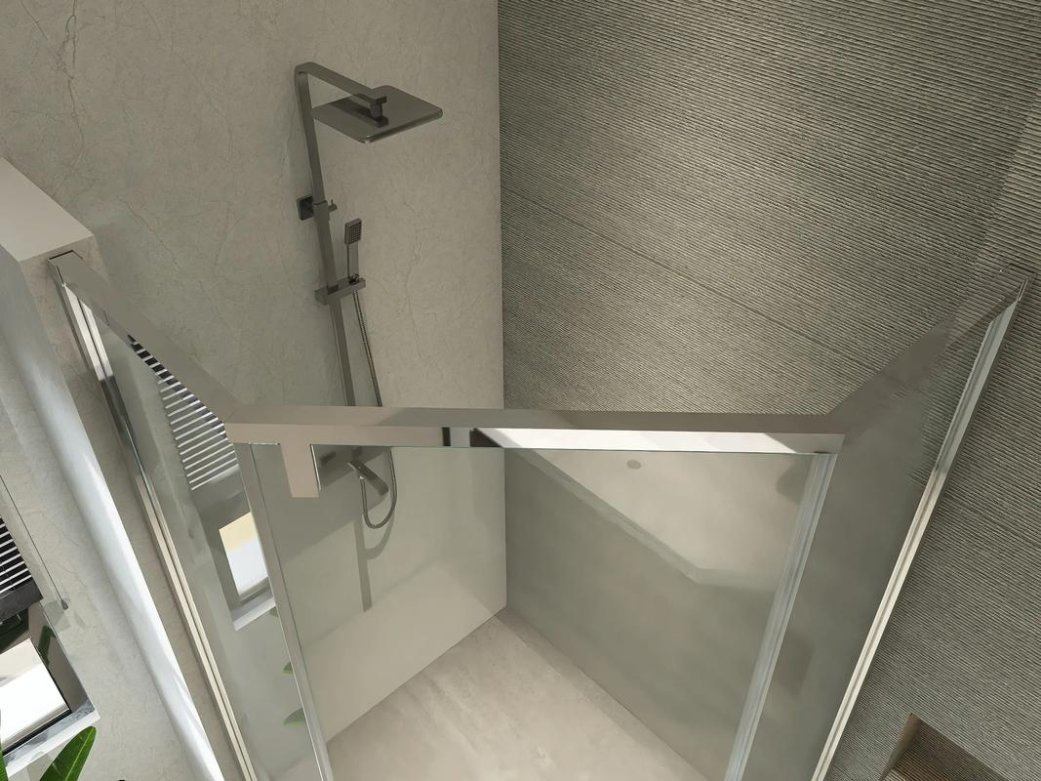 Tempered Glass Bathroom Shower Room Glass Shower Room