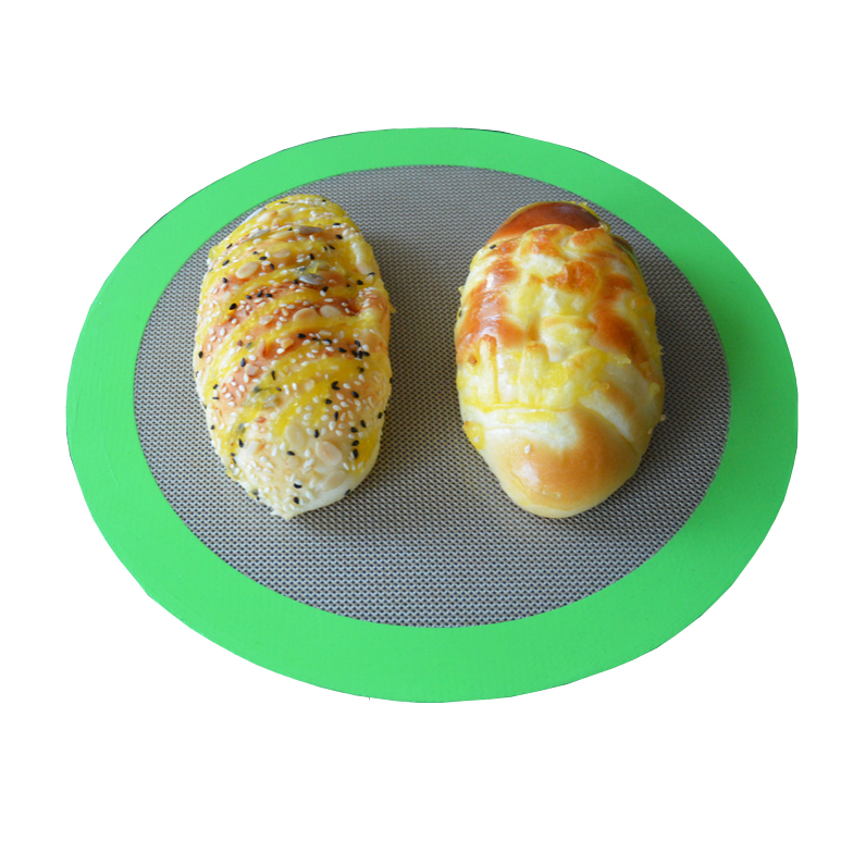 14'' Diameter High Temperature Resistance Round Silicone Baking Mat