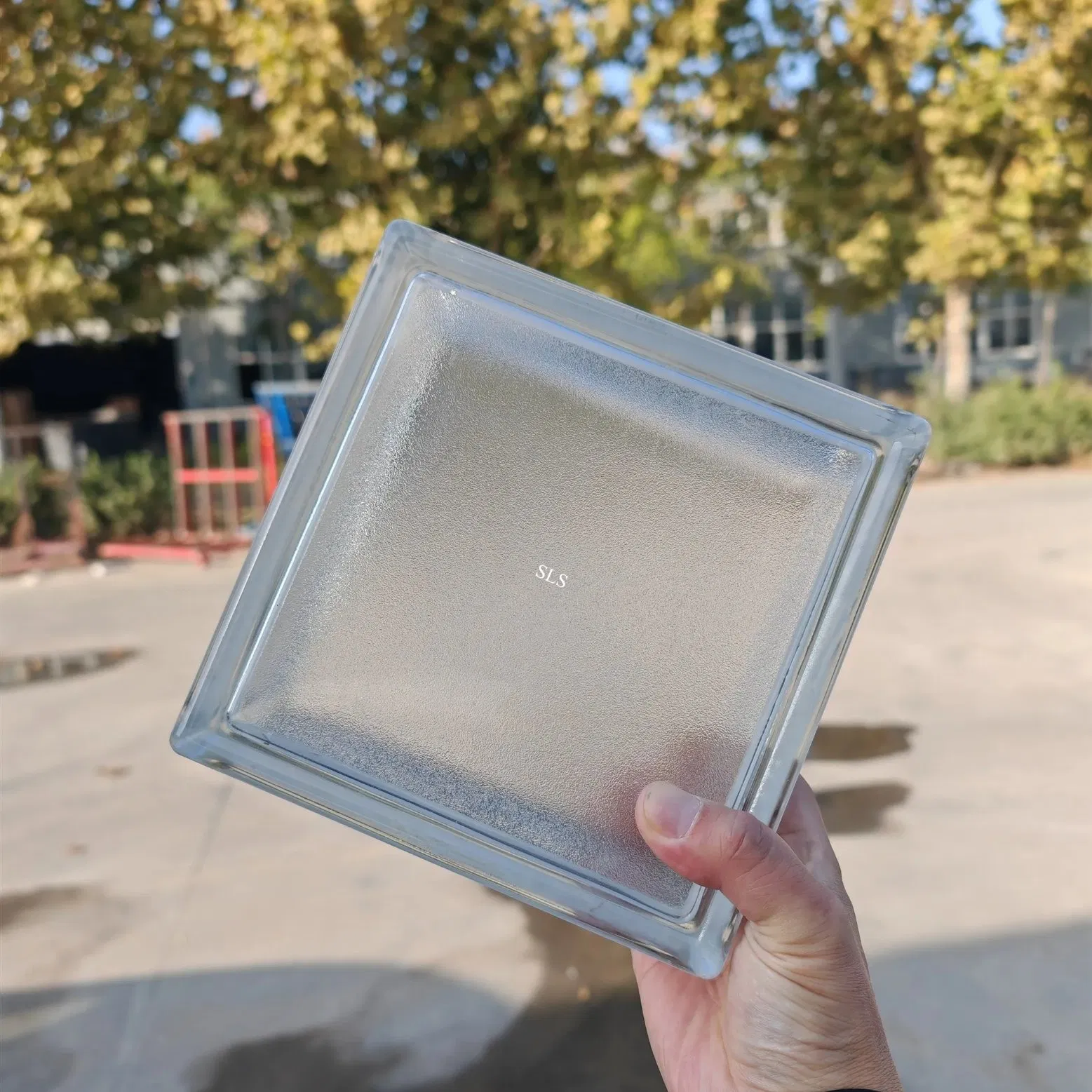 Popular Transparent Decorative Popular 190*190*80mm Glass Block Crystal Glass Bricks Hollow Glass Blocks