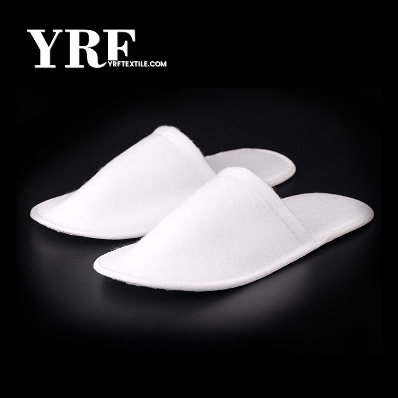 Yrf High Quality 100% Cotton Velour Star Hotel Slippers