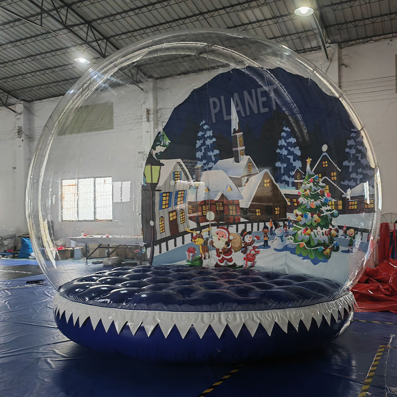 Outdoor Giant Inflatable Christmas Snow Globe