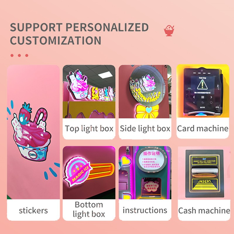 Red Rabbit Commercial Reliable Snowflake Ice Vending Machine Advanced Technology Multi Purpose Bingsu Maker Durable Features