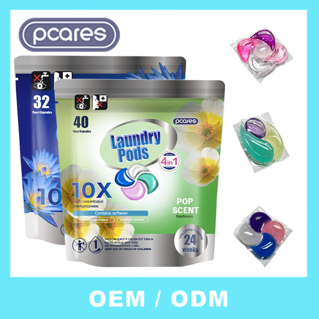 Eco-Friendly Biodegradable Washing Detergent Pods Wholesale Laundry Capsule for Washing Machine Laundry Pods