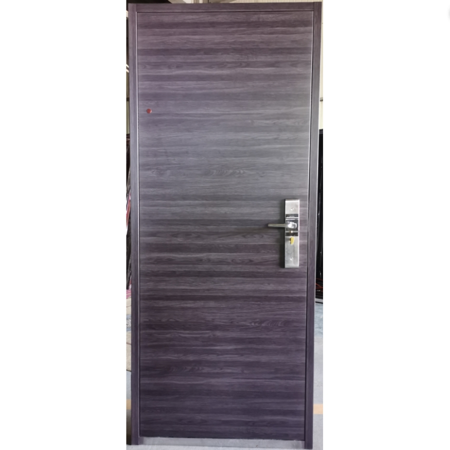 Apartment Villa Grey Front Iron Single Residential Metal Safety Security Steel Door