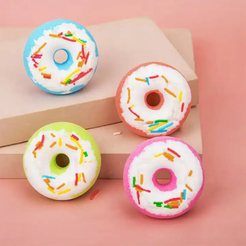 Wholesale Donut Bombs Bubble Bath Aromatherapy Body Care SPA Luxury Bath Bomb