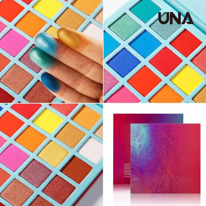 Wholesale Custom Logo High Quality Matte Shimmer Colorful Glitter Eye Shadow Palette 36 Rainbow Color Eyeshadow Palette