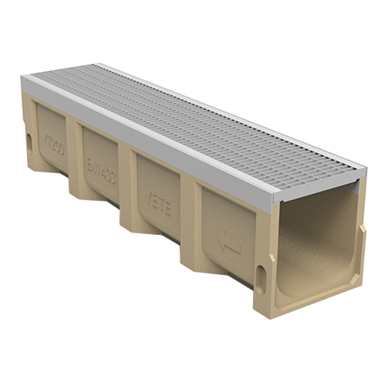 Efficient Flow Stainless Steel Grate Drainage Channel for Residential Use