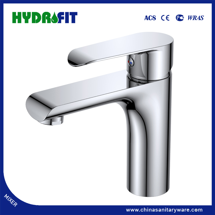 Sanitary Ware Accessories Single Handle Factory Chrome Luxury Water Tap Basin Brass Faucet