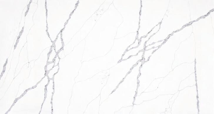 Artificial Stone polished/honed black/white/beige SF-9180 Calacatta quartz countertop for interiors/indoor kitchen/bathroom  decoration