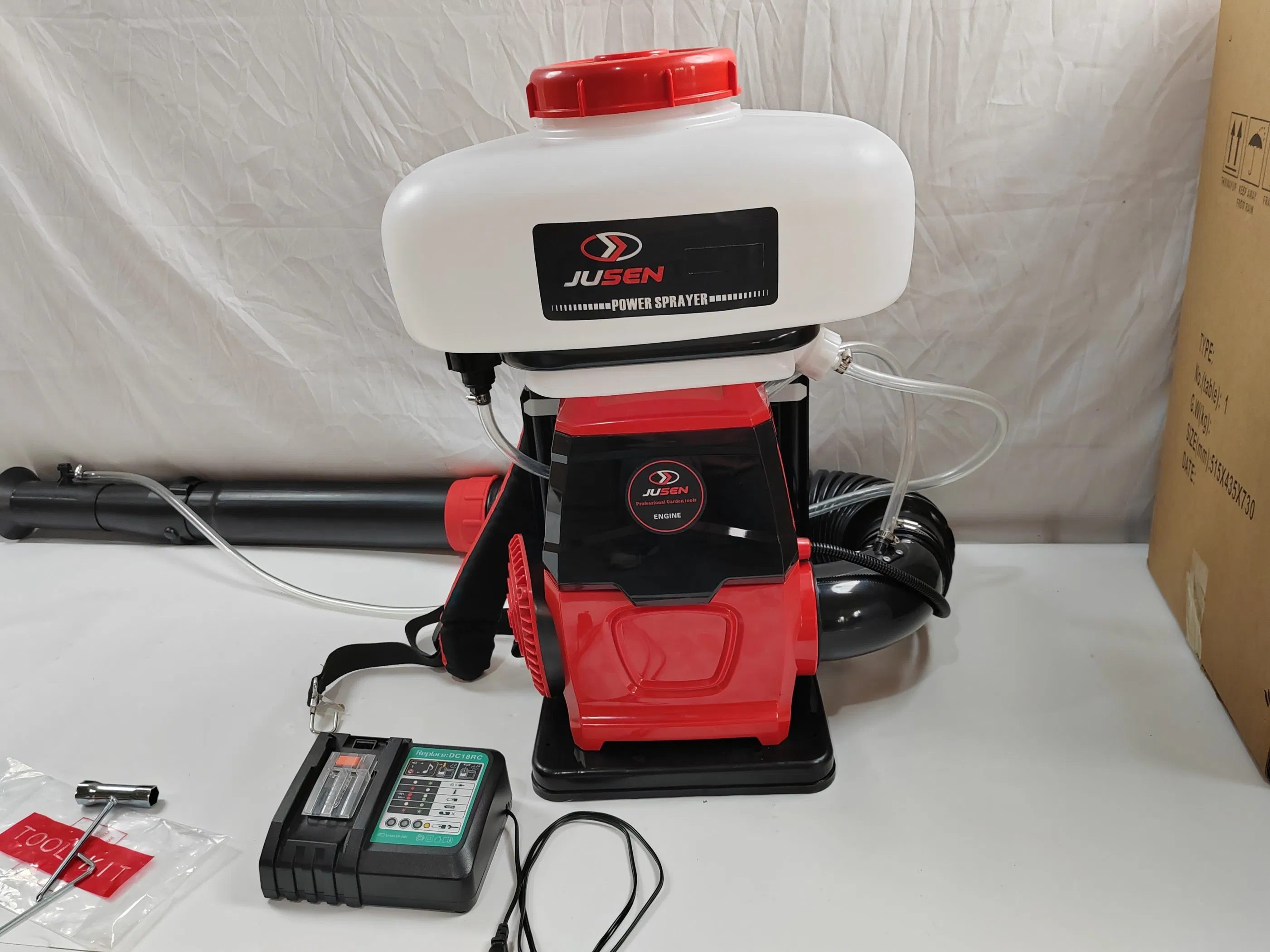 2025 New Model Jusen High Quality 80V Powder Spraying Machine Brushless Sprayer Garden Tools