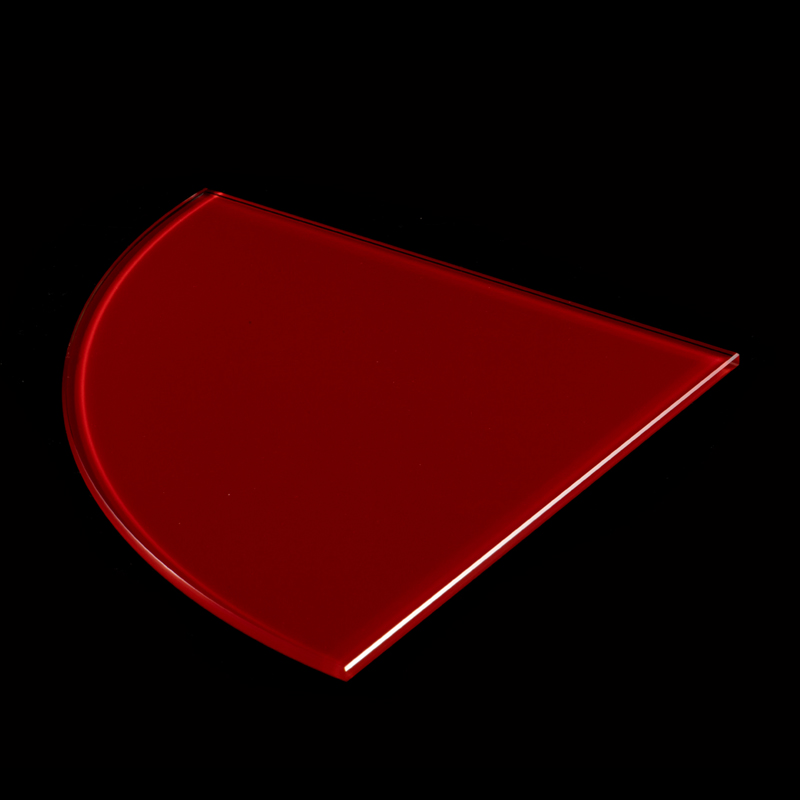 Clear Tempered Glass Corner Shelf