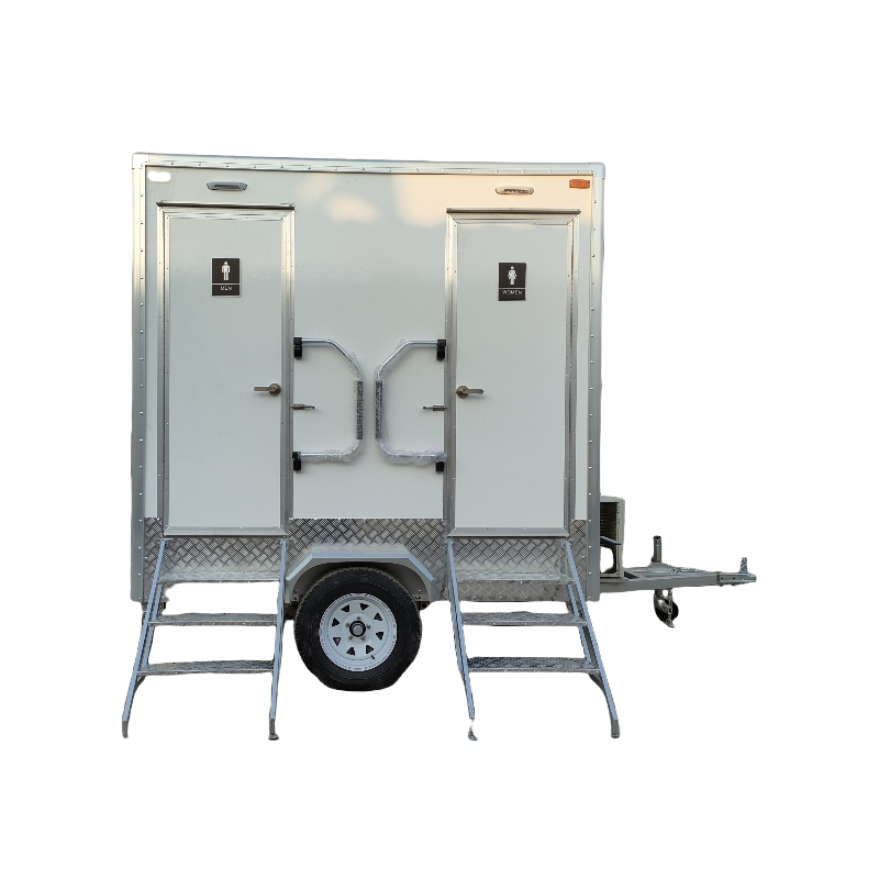 Mobile Toilet with Wheels Trailer Mobile with Toilet