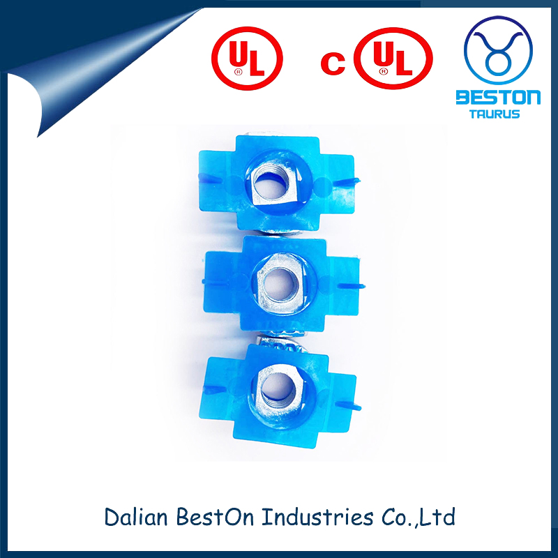 Dalian BestOn China High-quality M6 - M12 Plastic Wing Nut C Strut Channel Nut Supplier Sample Available 34.5Mmx19mm(M6 To M12) Nut Size Solar Panel Channel Nut