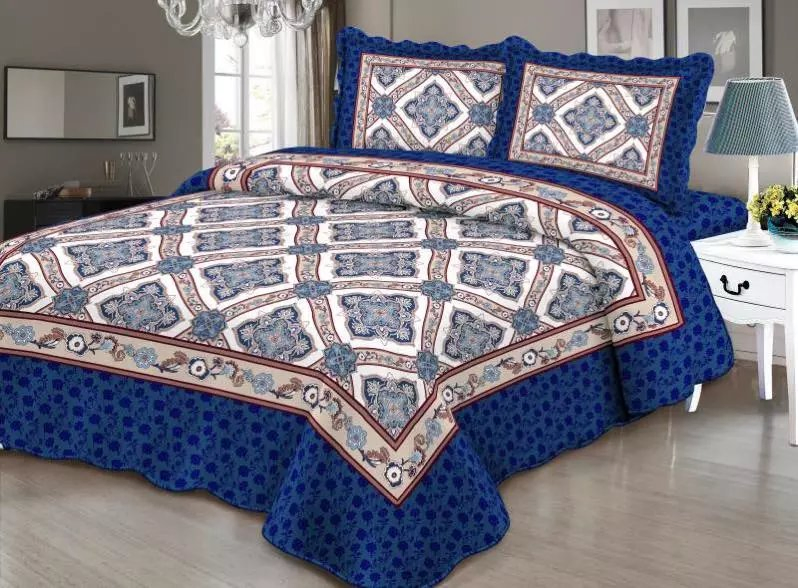 Cheap Microfiber 3 Piece Queen Comforter Quilt Bedspeads Sets