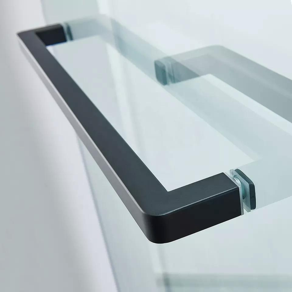Shower Enclosure Bathroom Sliding Glass Shower Door Frameless Luxury Modern