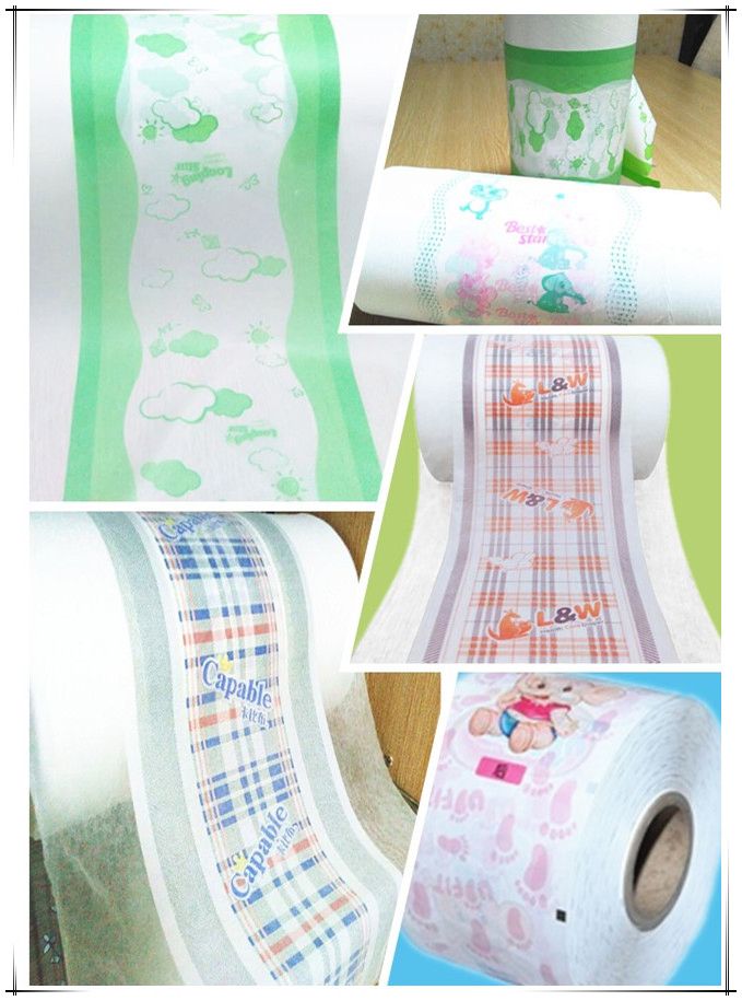 Distributor, PE Film Materials for Cloth Sanitary Napkins Wrapping Packing Back Sheet