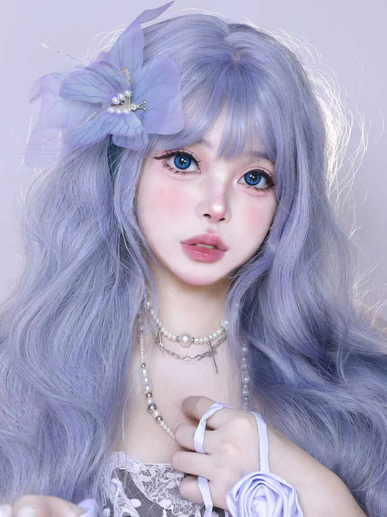 Vibrant Cobalt Blue Contact Lenses for Custom Orders