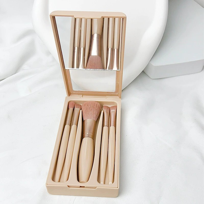 Professional Travel Makeup Brush Set Private Custom Compact Foundation Concealer Brushes