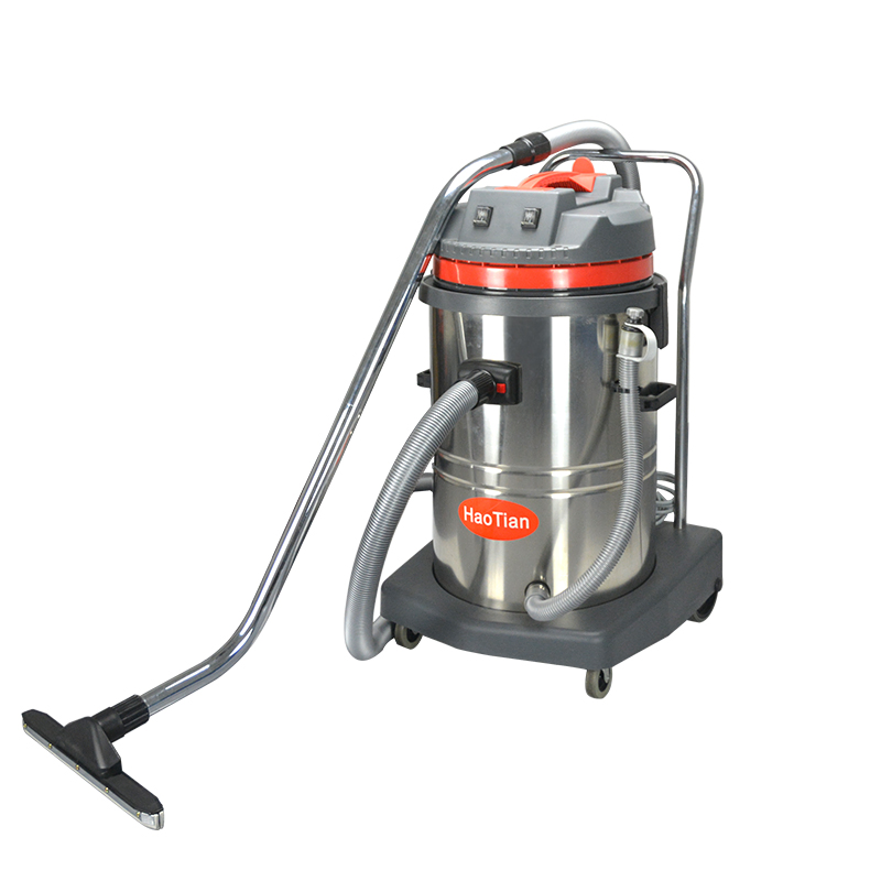 60L Two Motors Stainless Steel Wet and Dry Vacuum Cleaner