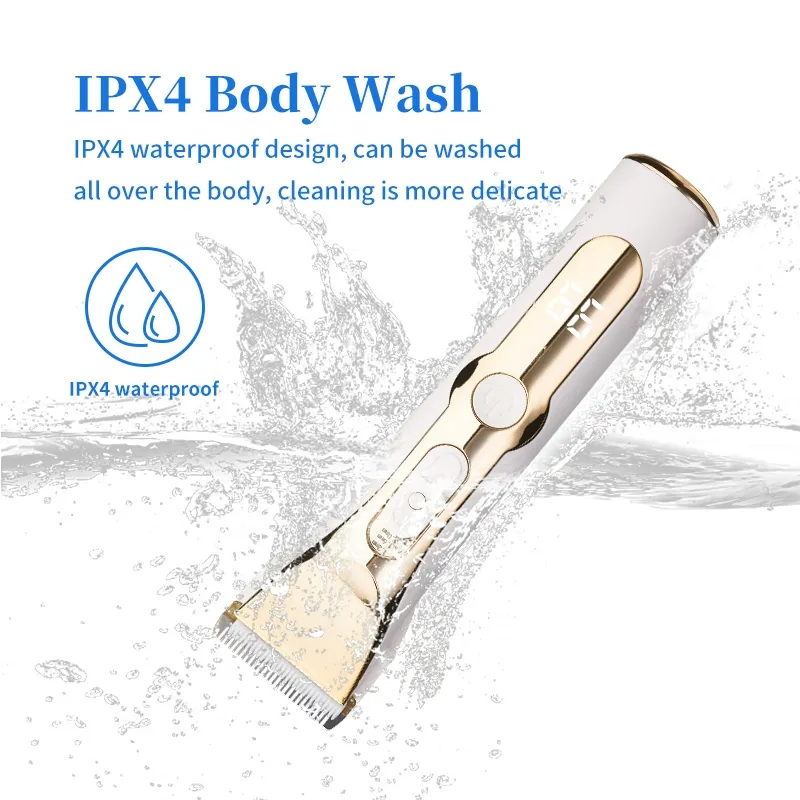 Waterproof Barber Clipper Cordless Professional Hair Trimmer Rechargeable Hair Clippers for Men