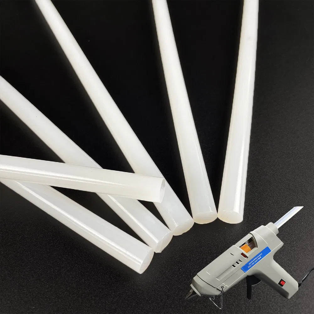 Белые термоклеевые стержни для DIY и творчества