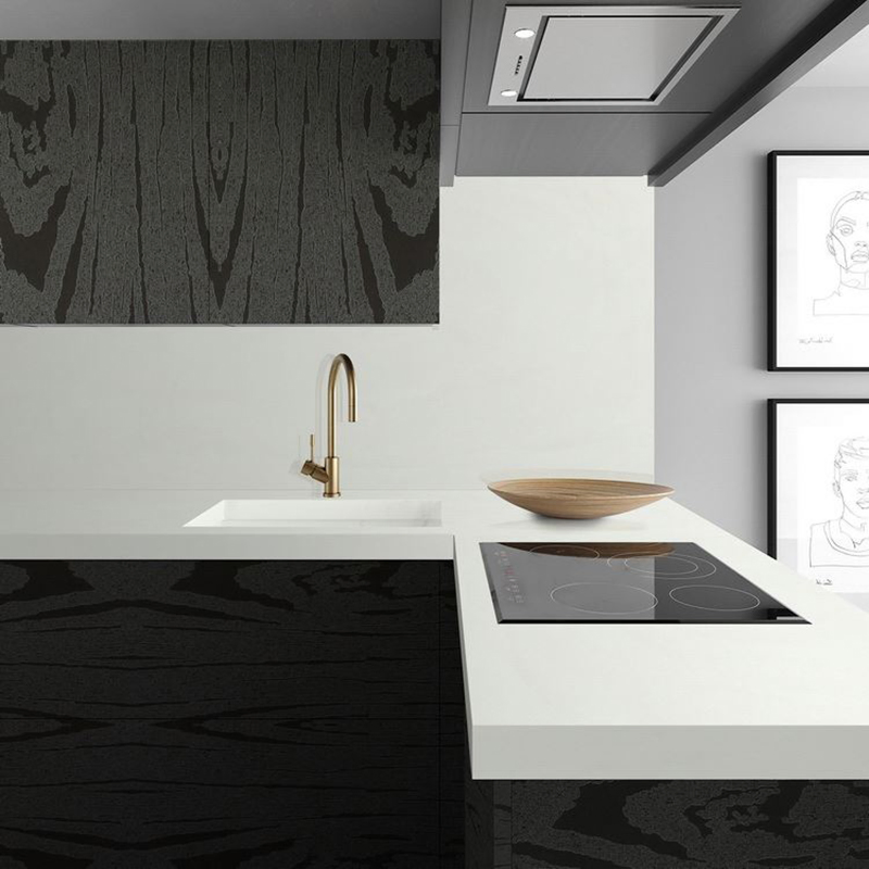 Wholesale Pure Color Series 20mm Engineered Big Slab Artificial Quartz Stone Slab for Kitchen Countertop