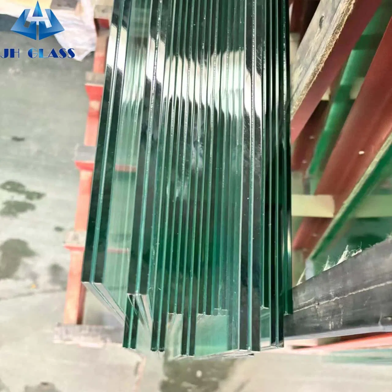 10.76mm/12.76mm/16.76mm PVB/Building Tempered/Laminated Glass for Railing, Door, Window, Floor, Stair Railing, Partition